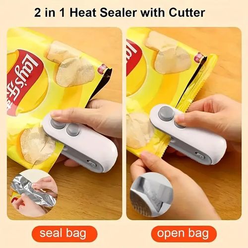 Mini USB Rechargeable 2-in-1 Heat Bag Sealer And Cutter - 图片 3