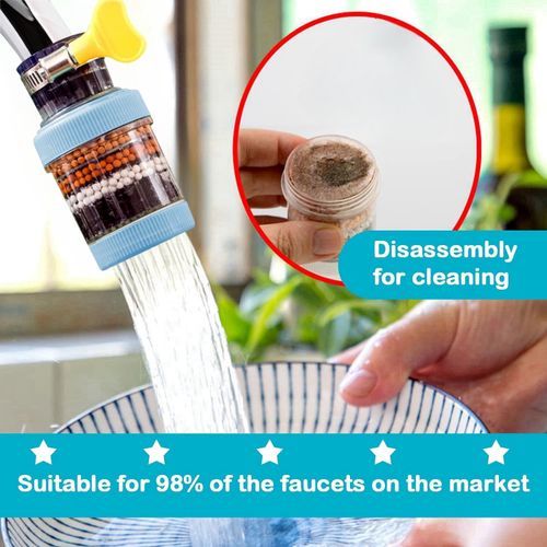Water Filter Purifier 6-Layer Filtering Adjustable Universal - 图片 6