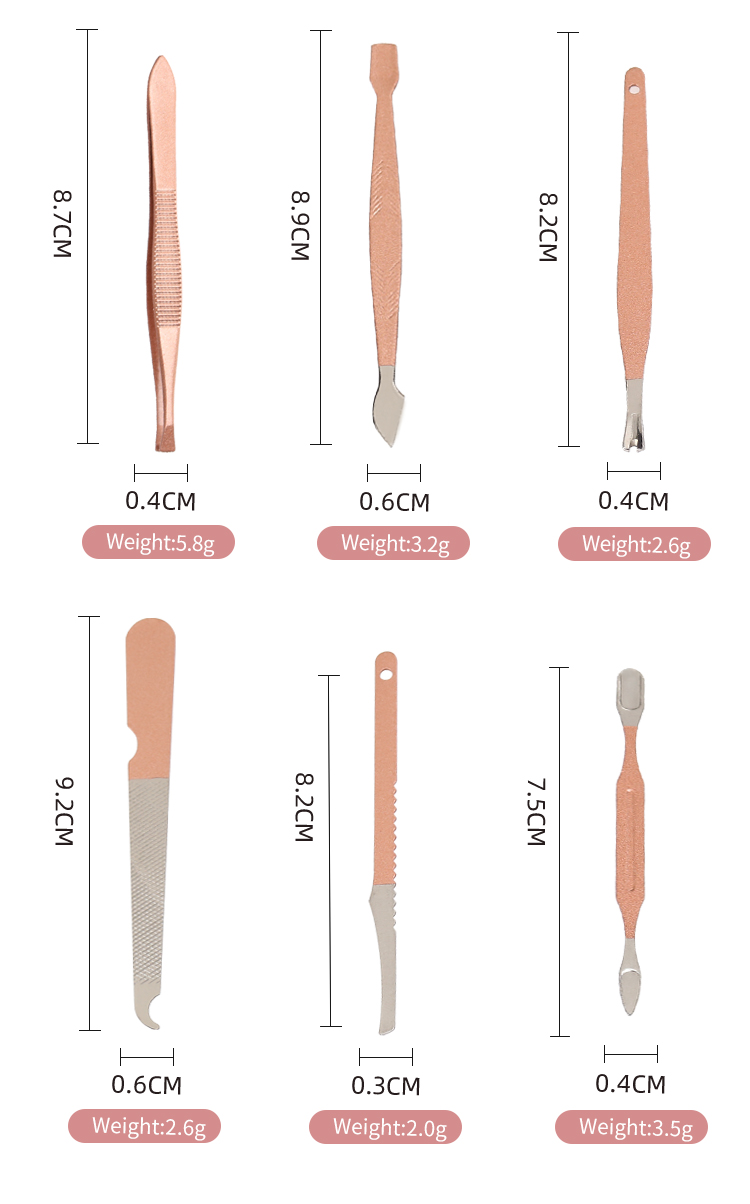 2025 New YD Professional Girl Nail Clipper Kit 15 Pcs Manicure Set for Women