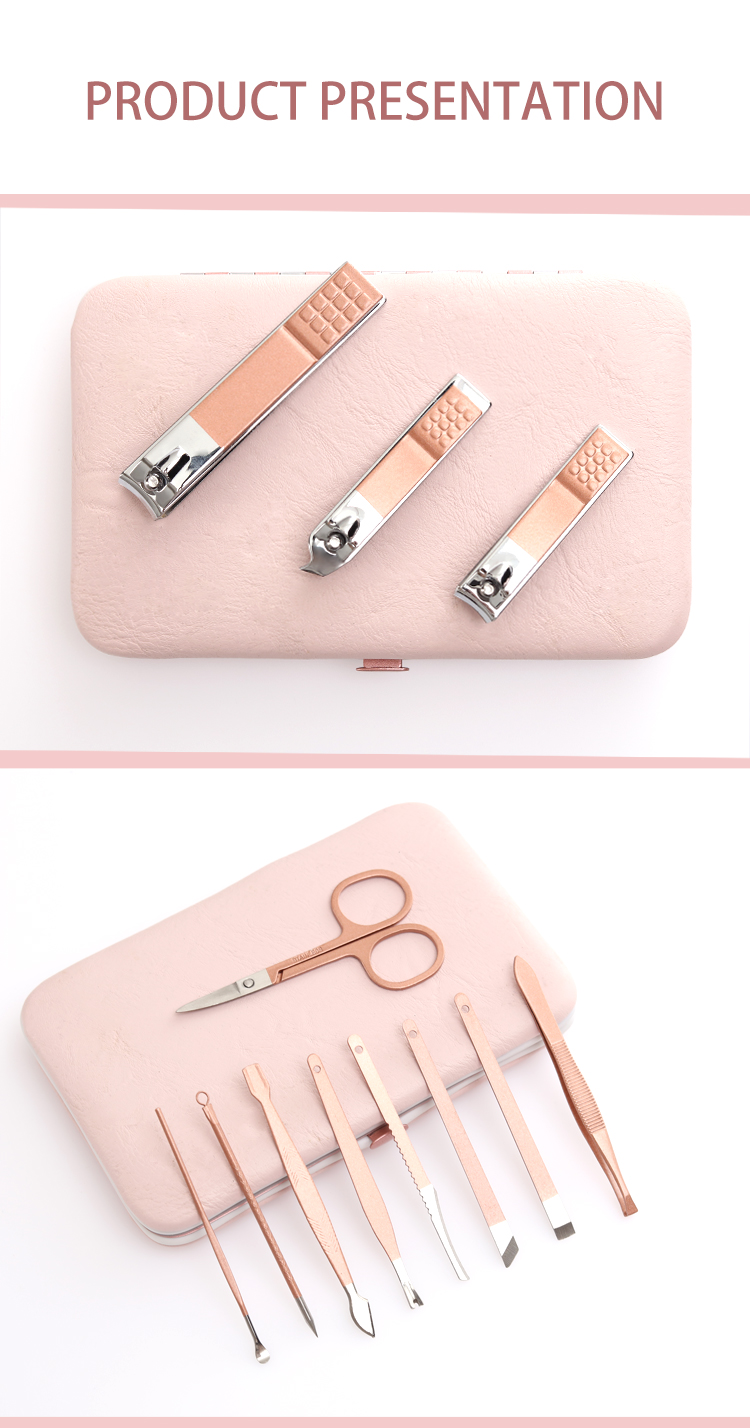 2025 New YD Professional Girl Nail Clipper Kit 15 Pcs Manicure Set for Women