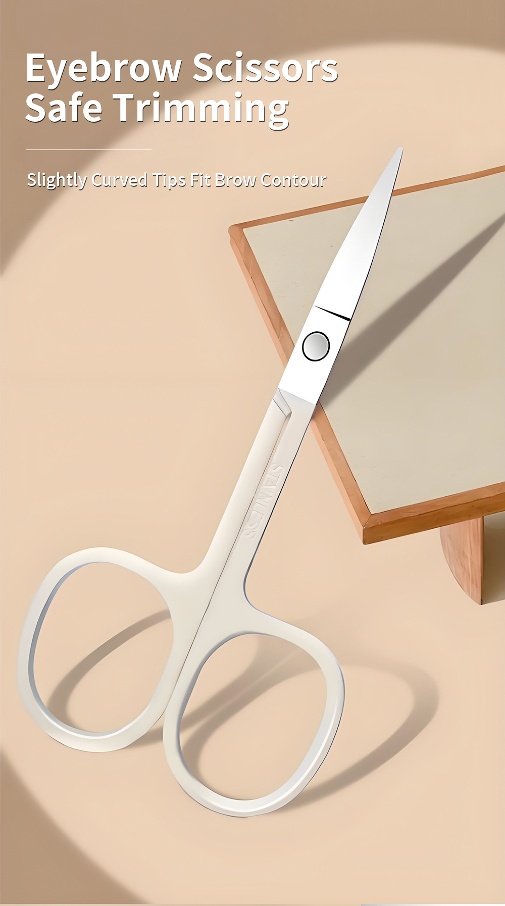 New Arrival 7 PCS White Portable Luxury Manicure Pedicure Set Stainless Steel Cuticle Nail Clipper for Foot Care Gift Set Care