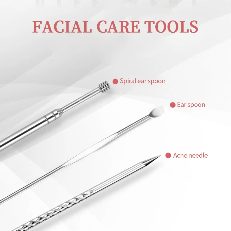 19 in 1 Professional Stainless Steel Nail Clipper Travel Grooming Kit Manicure & Pedicure Set Personal Care Tools