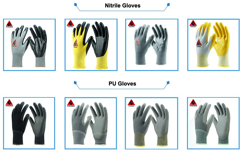 Construction Polyester 13G Latex Rubber Coated Red and Black Work Protective Gloves With Latex Coating