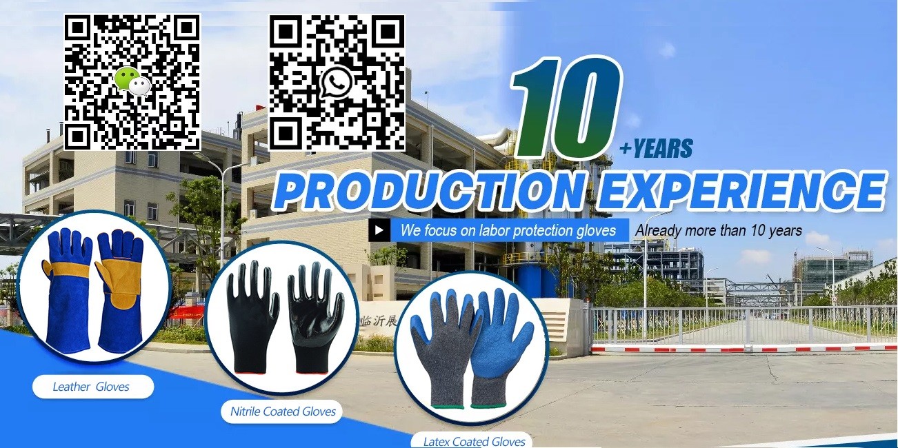 Construction Polyester 13G Latex Rubber Coated Red and Black Work Protective Gloves With Latex Coating