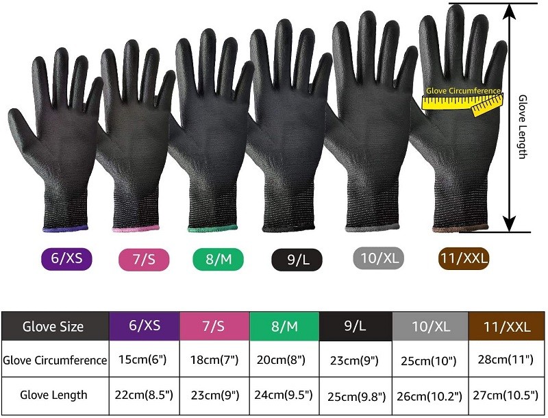 Construction Polyester 13G Latex Rubber Coated Red and Black Work Protective Gloves With Latex Coating