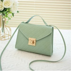 Crossbody Bag Trendy Fashion Simple Buckle Fresh Sweet Handheld Small