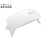 Mini UV LED Nail Dryer Lamp Nails Curing 6W Mini USB Portable Lamp 2 Modes White