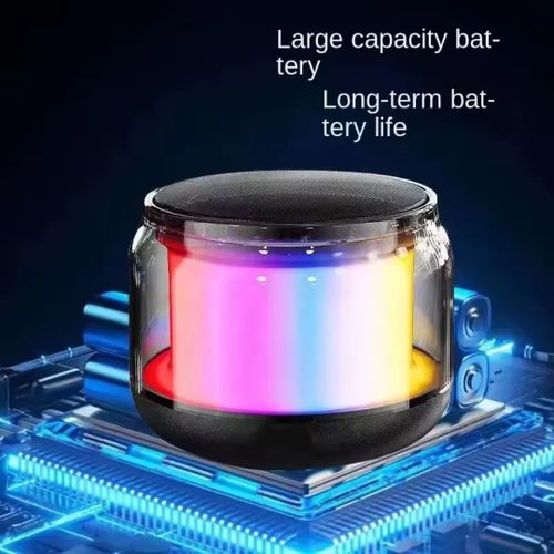Portable Speaker With Mixed RGB LED Mini Smart BT Speaker - Image 2