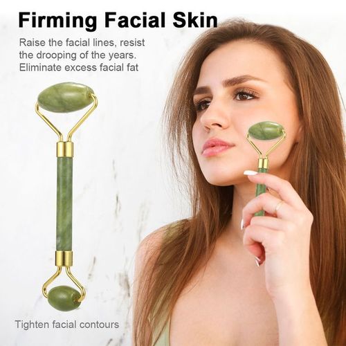Jade Roller And Gua Sha Face Set For Facial Massage - Image 3
