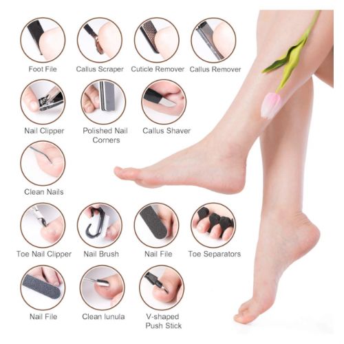 A Set Of 23 In 1 Professional Personalized Pedicure Set - Image 4