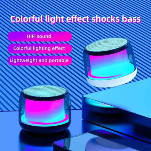Portable Speaker With Mixed RGB LED Mini Smart BT Speaker - Image 4