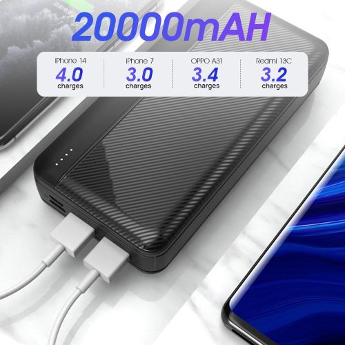 EasyPie 20000mAh Dual Fast Charge 64W Type-C And Micro-USB Portable Power Bank - Image 5
