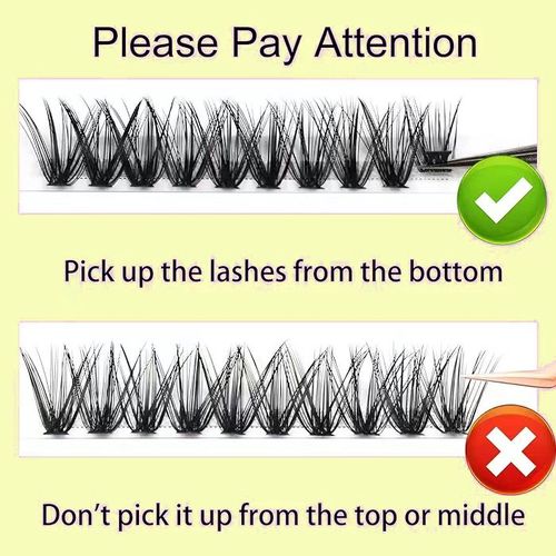 DIY Eyelash Extension Kit Single Cluster False Lashes 280pcs Lash Clusters 8-16mm - Image 9